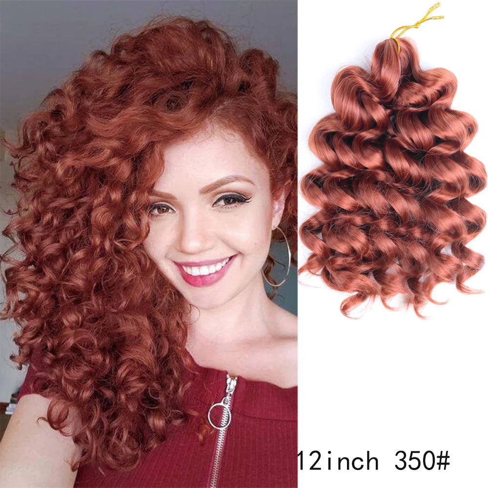 12-Inch Italian Curls Crochet Braiding Hair – Loose Wave | Pre-Stretched | 68 Colors | 75g & 100g - view 64