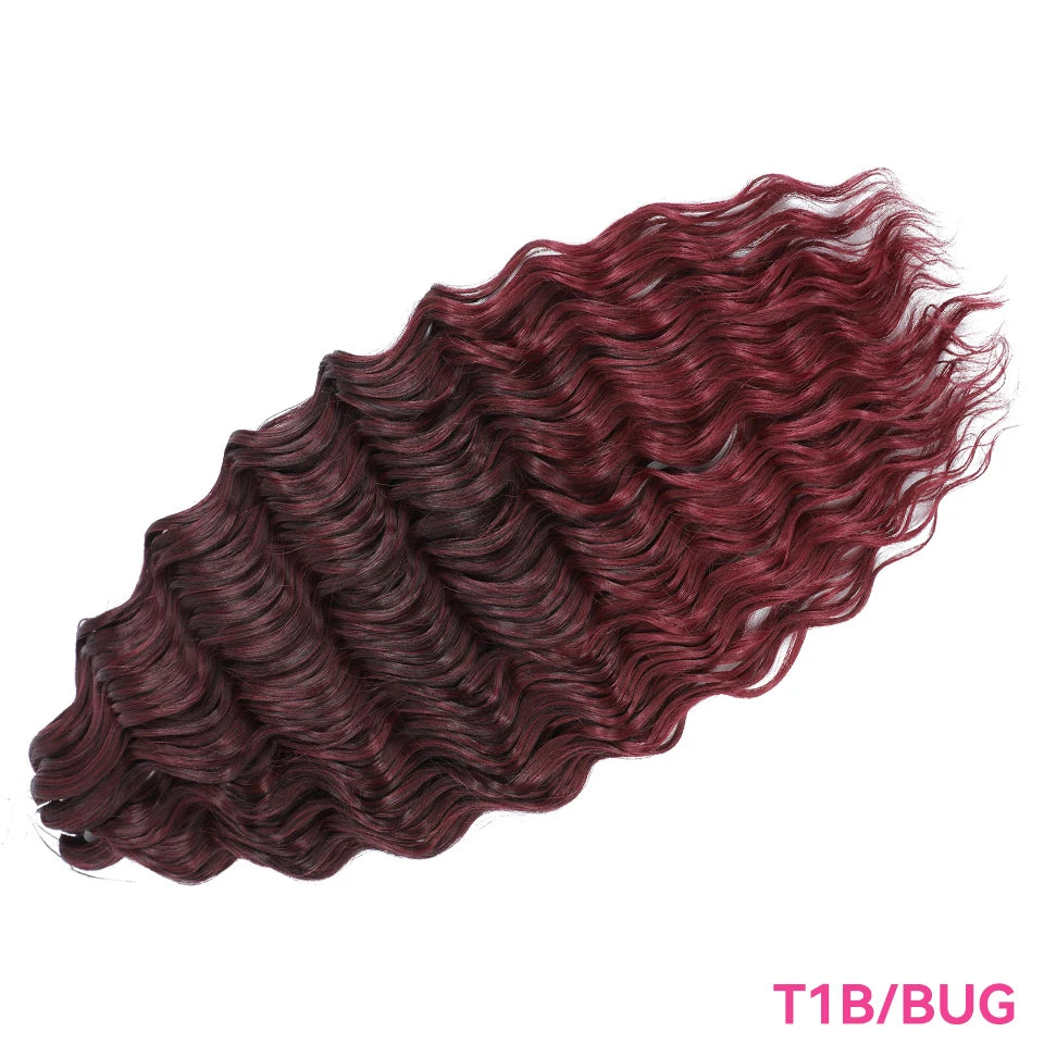 Anna Curls Loose Wave Synthetic Crochet Braiding Hair 24in | 50 Strands | 22 Colors - view 43