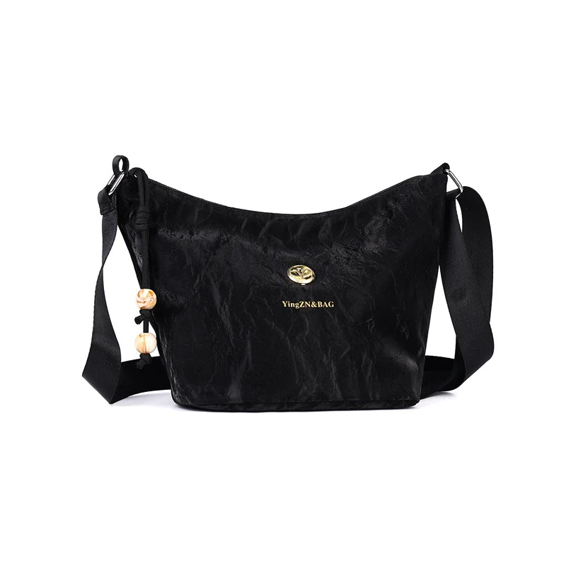 Elegant Casual Nylon Crossbody Bag | Large Capacity & Adjustable Strap Luxegan