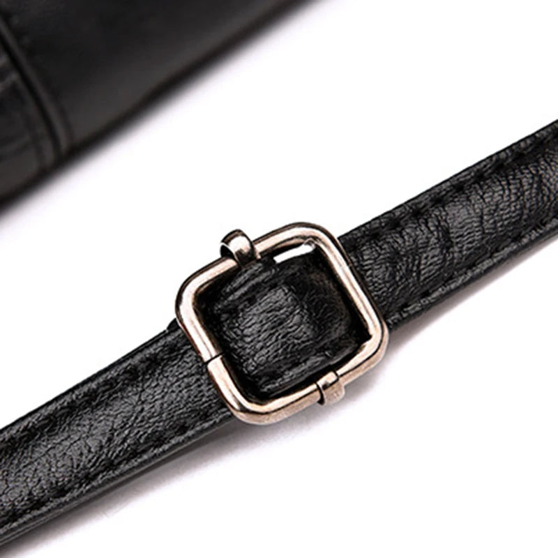 Soft Crocodile/Snake Print Saddle Crossbody | Simple Business Handbag Luxegan