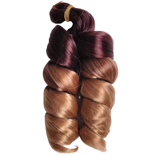 12 Inch French Curls Loose Wave Crochet Braids – Spiral Curly Synthetic Hair for Women