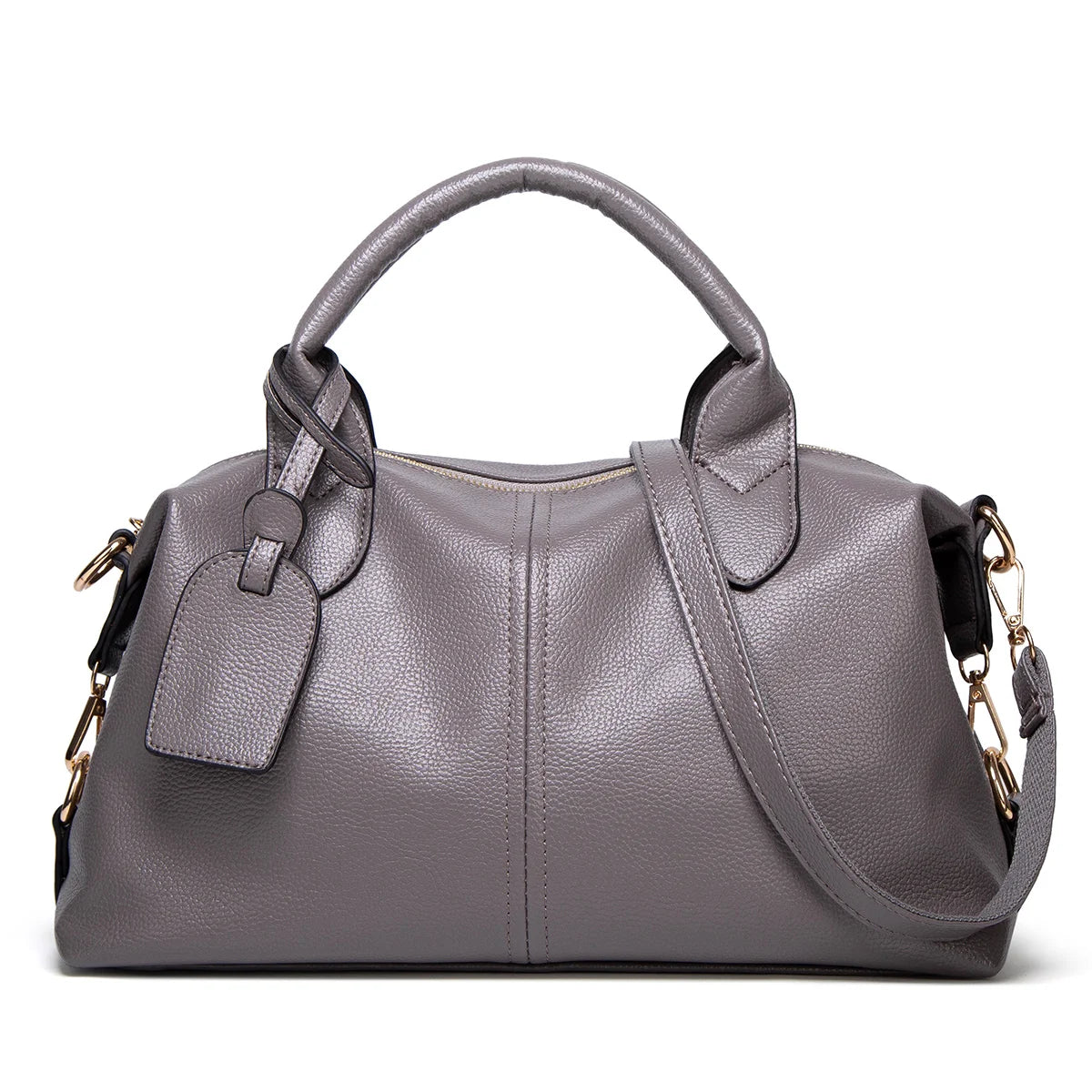 Women's Fashionable and Elegant Large Capacity Oil Wax Leather Tote Luxegan