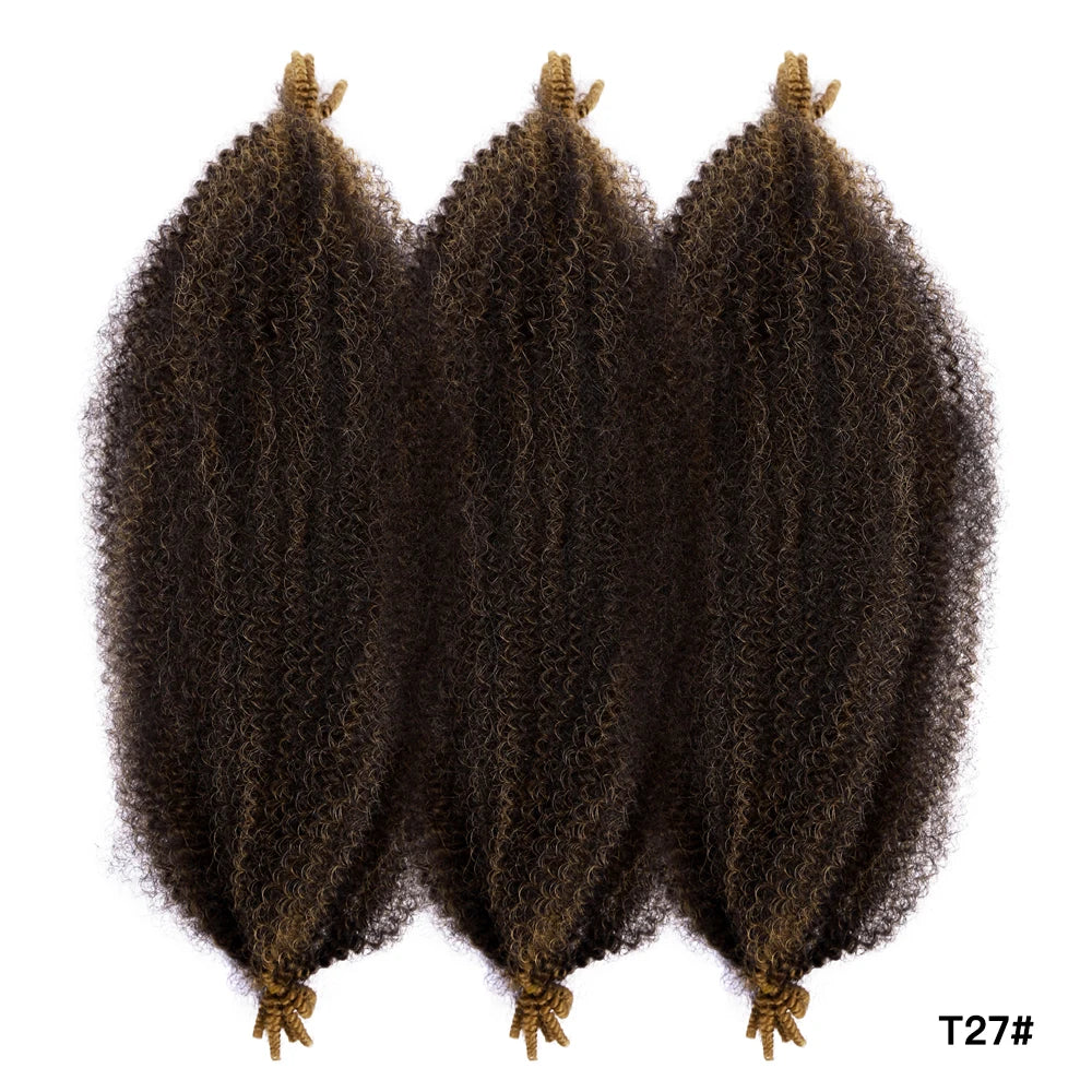Afro Twist Crochet Hair – Pre-Separated Marley Braids for Natural Styles