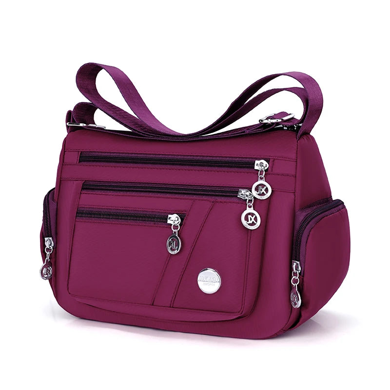 Women's Large Capacity Shoulder Bag | Waterproof and Wear-Resistant Multi-Pocket Commuter Leisure Outdoor Crossbody Bag Luxegan