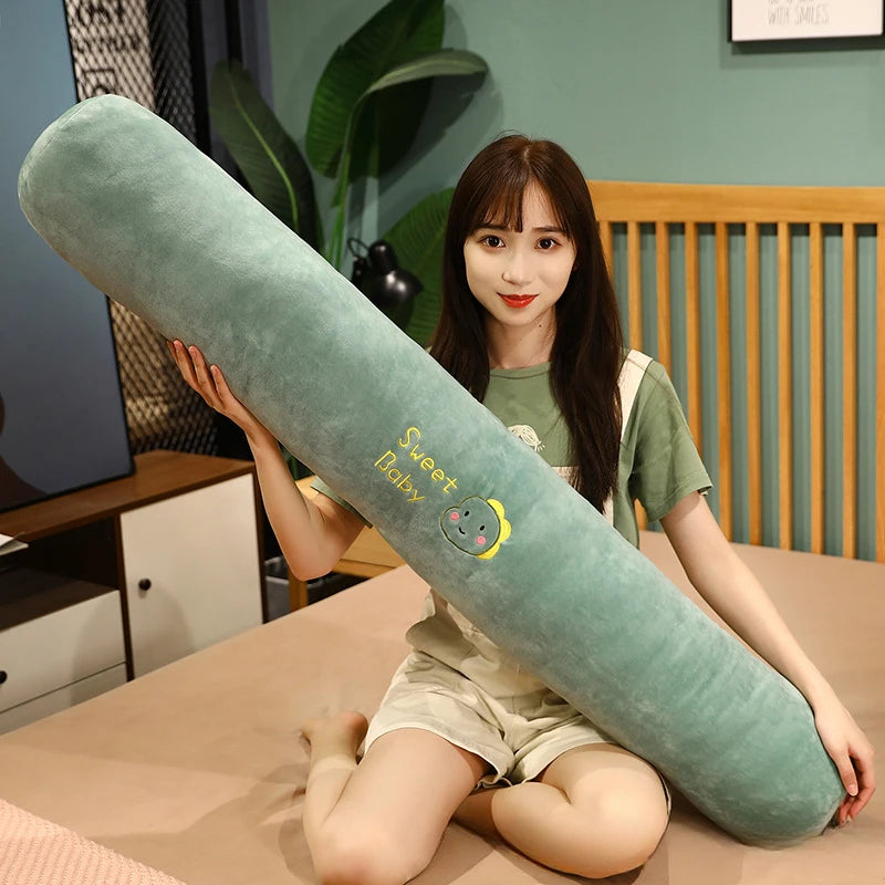 Rectangular Multi-functional Sleep Support Cushion | Sophisticated "Column Bolster" Silhouette | Elegant Pregnancy & Side Sleeper Pillow | "Dignified" High-Performance Bed Reading Essential for Radiant Versatile Styling Luxegan