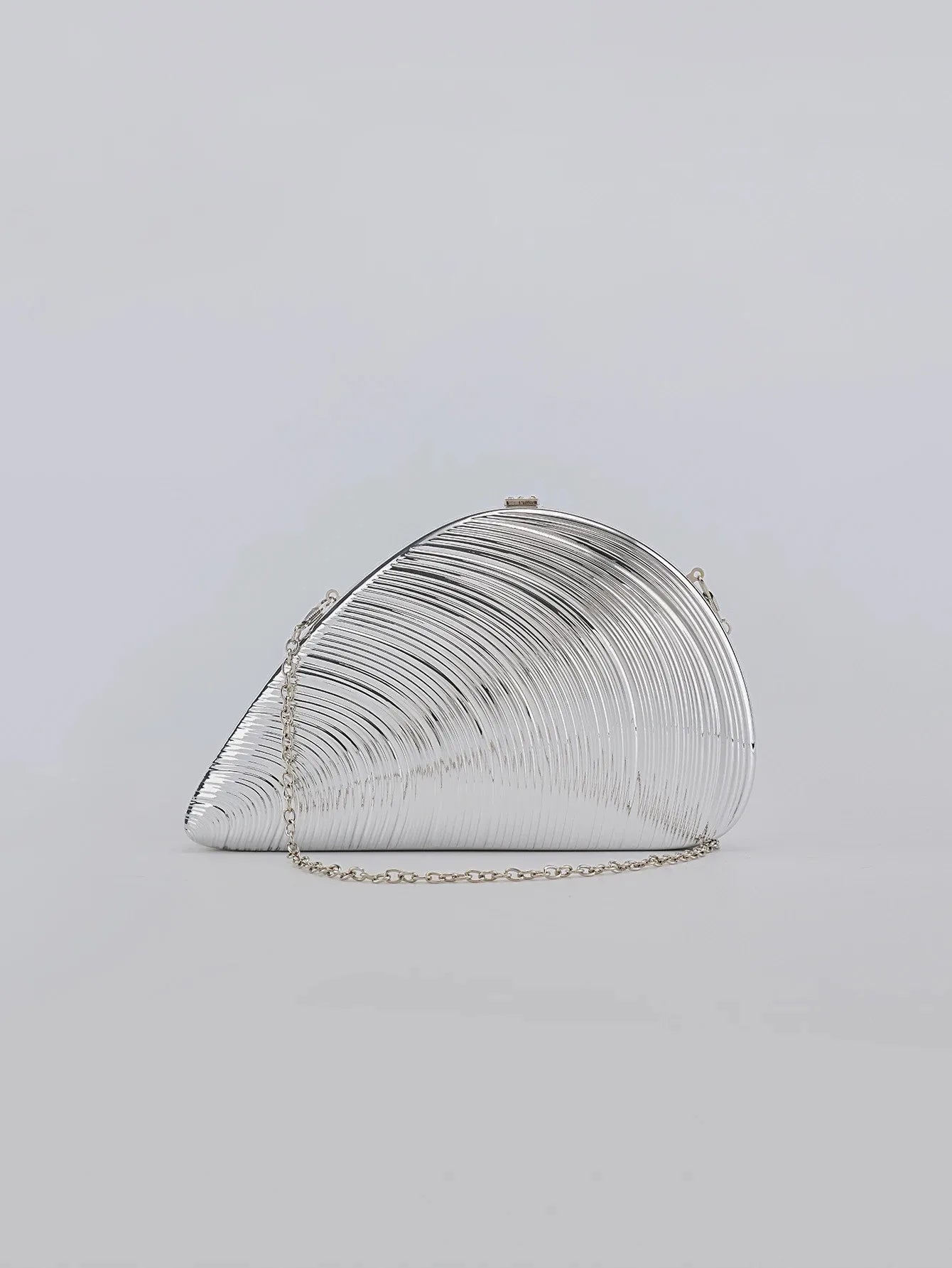 Hard Acrylic Shell Evening Bag | Retro Golden/Silver Metal Hasp Clutch Luxegan