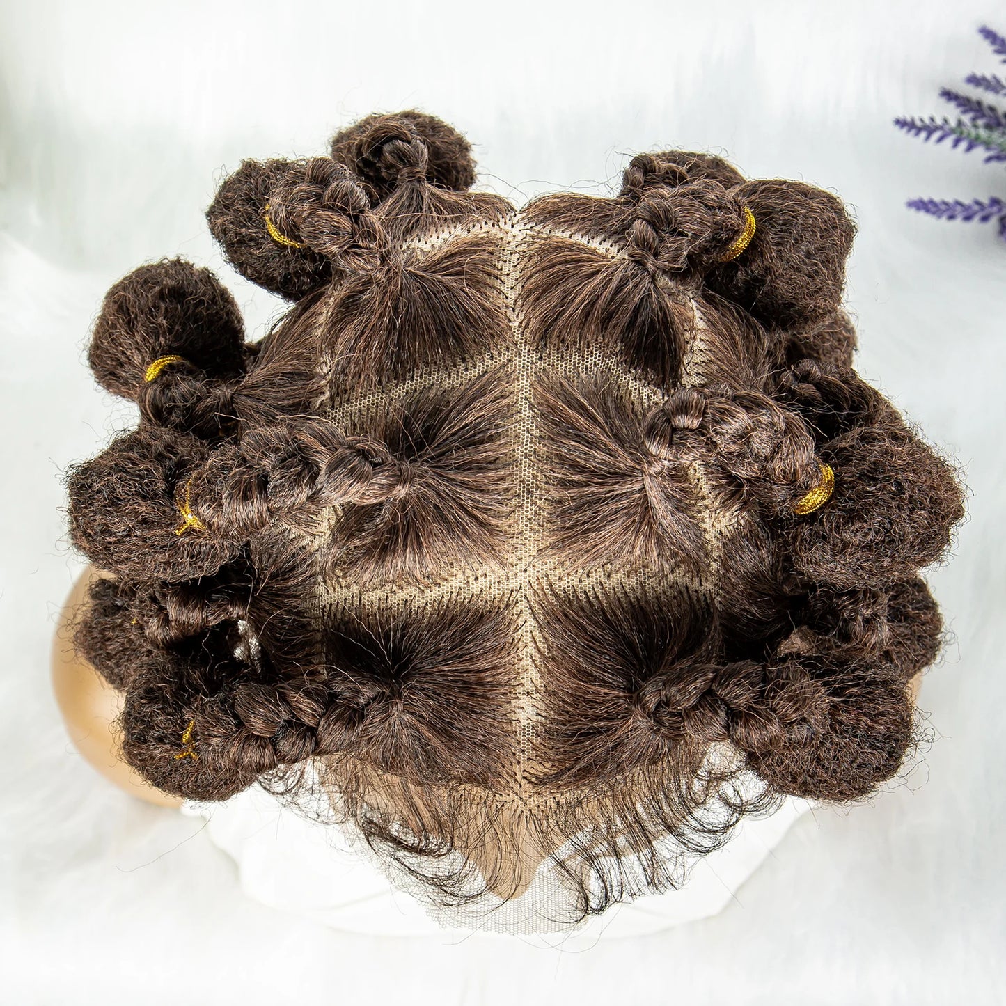 KIMA HD Full Lace Bantu Knot Braids Wig | Knotless Box Braids 
Luxegan