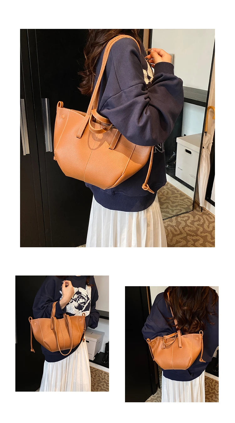 Small Niche Design Commuting Bag | New Autumn Retro Handbag & Versatile Tote Luxegan