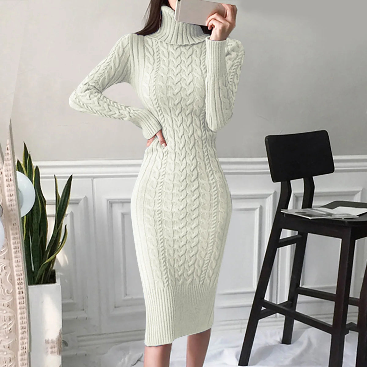 Solid O-Neck Sleeveless Regular Fit A-Line Knee-Length Dress – High Stretch Polyester, Natural Waist, Summer Luxegan