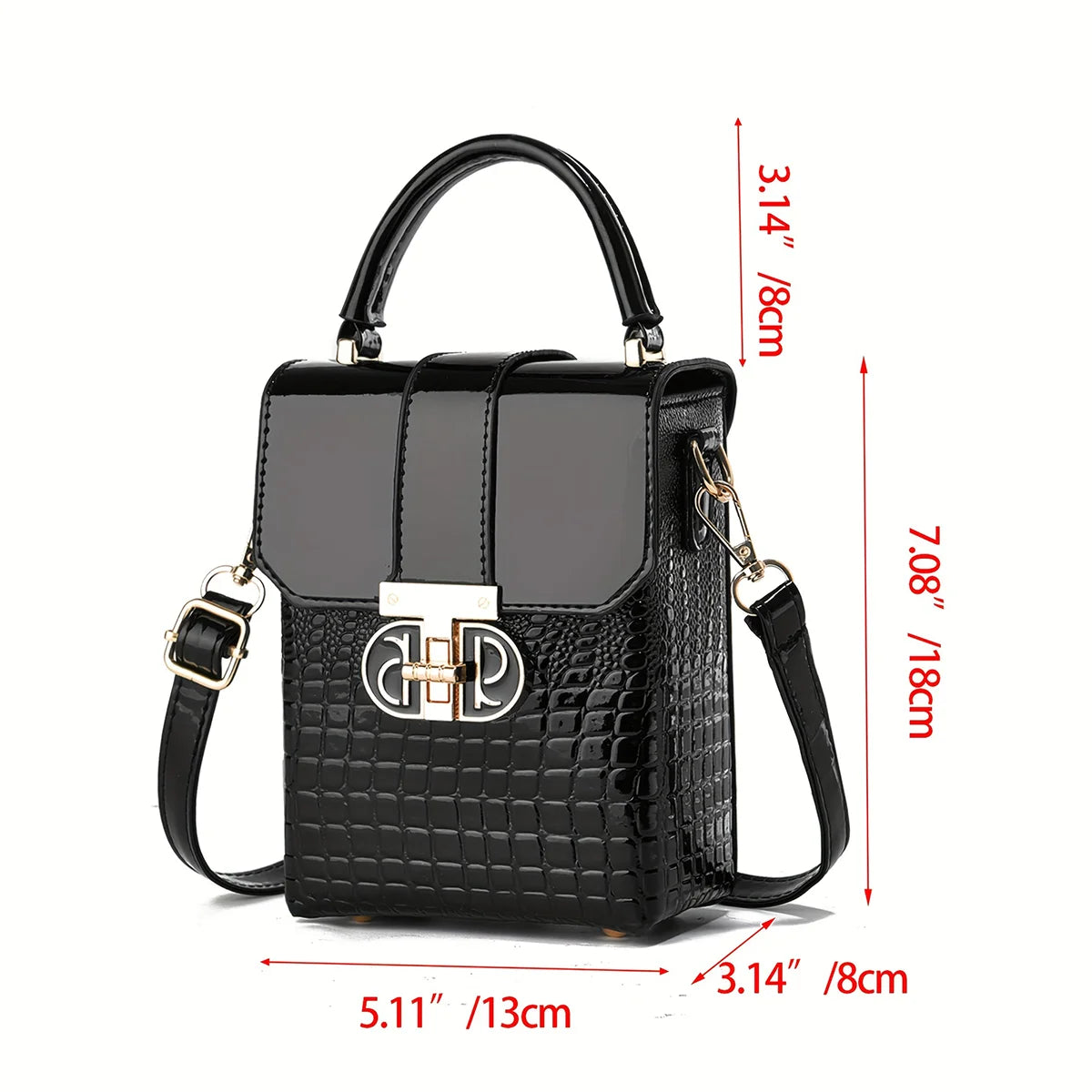 Fashion Women's Crossbody Phone Bag & Wallet | Small Flap Handbag (PU Leather, Versatile) Luxegan