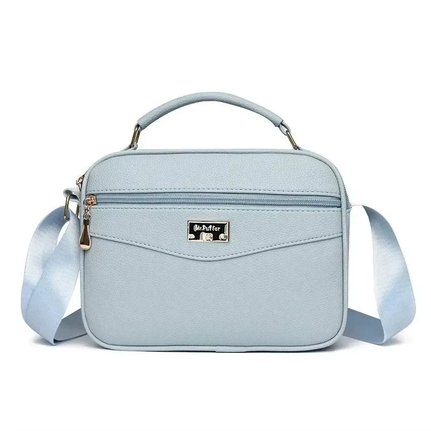 Large Capacity Foreign Trade PU Small Square Bag | New Women's Simple Handbag & Versatile Crossbody Purse Luxegan