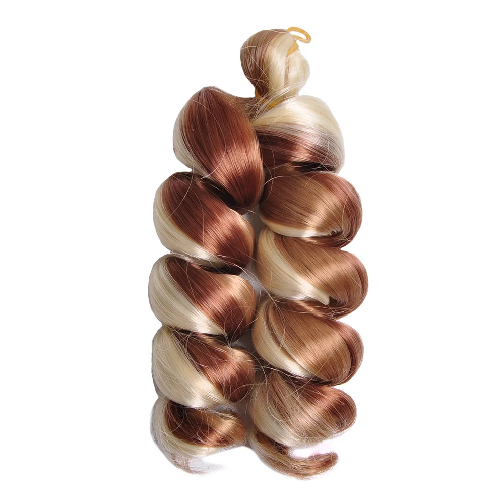 12 Inch French Curls Loose Wave Crochet Braids – Spiral Curly Synthetic Hair for Women - view 6