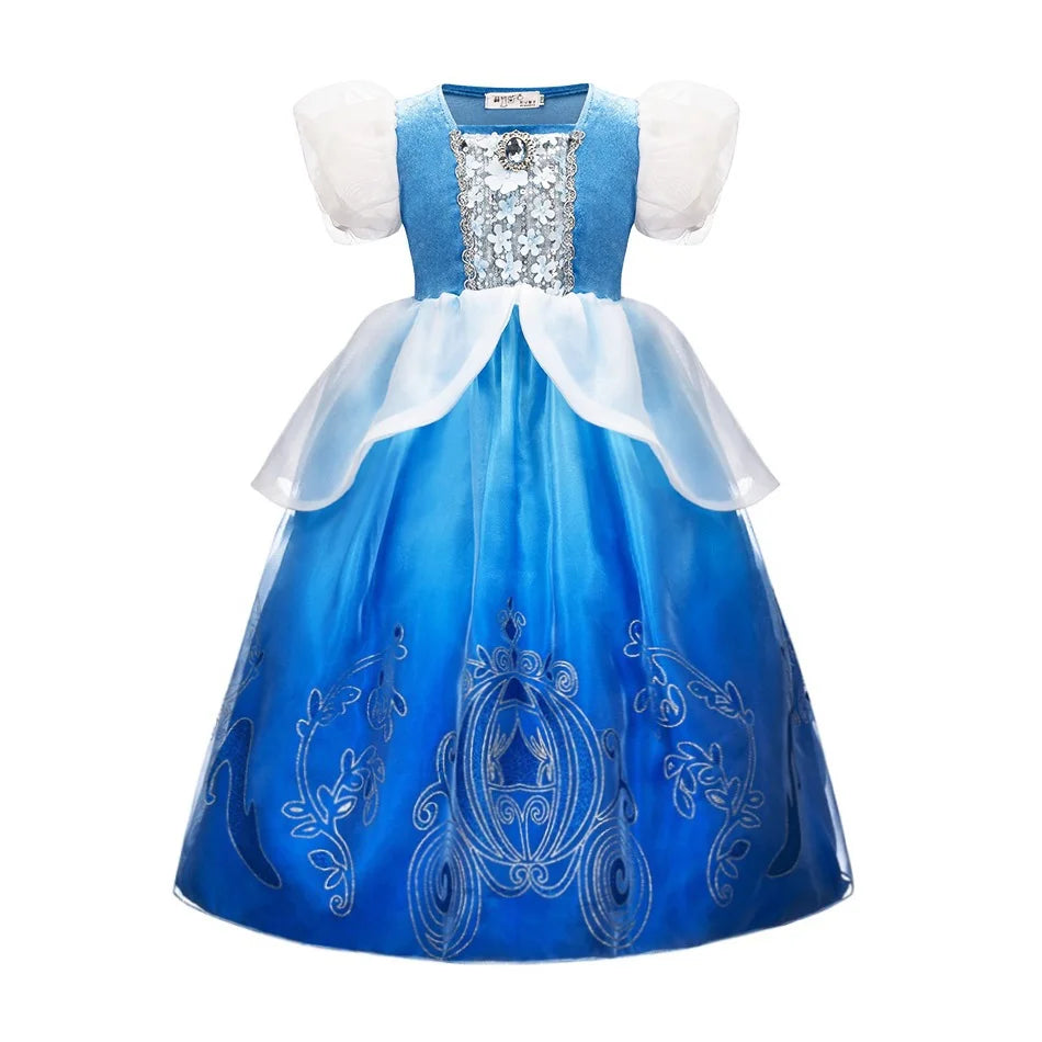 Girls Mirabel Isabela Encanto Costume Girl Princess Dress Children Elsa Anna Rapunzel Cinderella Mermaid Aurora Cosplay Clothes