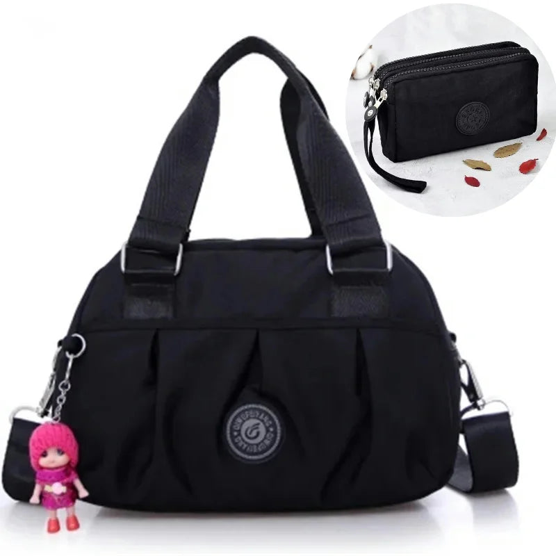 Crossbody Bags for Women | Simple Canvas Square Waterproof Bag & Designer Luxury Women's Bag (Fashion Female Handbags) Luxegan