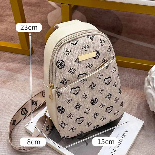 Women's & Men's Crossbody New Chest Bag | Printed Messenger Bag (Ladies' Versatile Shoulder Bag) Luxegan