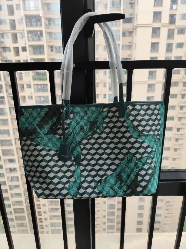 New Tote Bag for Women | Famous Brands Casual Totes & Large Capacity Noir Shoulder Bag (High Quality Genuine Leather) Luxegan