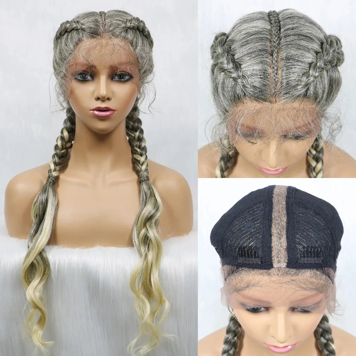 KIMA Double Dutch Braids Wig | Natural Wave Hair & Baby Hair Luxegan