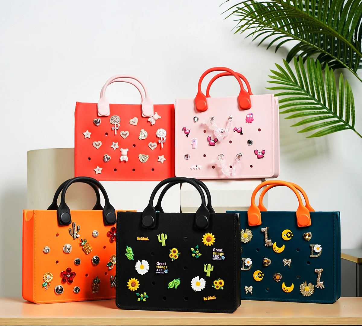 EVA Waterproof Casual Tote Bag | Large Unisex Shoulder Beach Storage Bag Luxegan