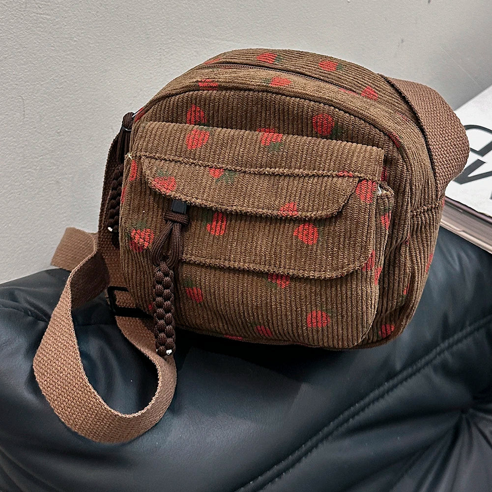 Cute Strawberry Shoulder Bag | Trendy Crossbody Tote & Handbag Luxegan