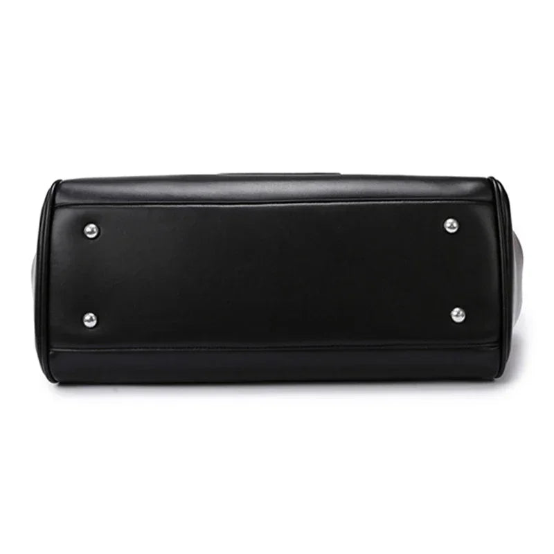 Luxury Wings Style Synthetic Leather Shoulder Bag,Large Capacity Commuting Women Tote Bag,Punk Buckle Simple Versatile Handbag