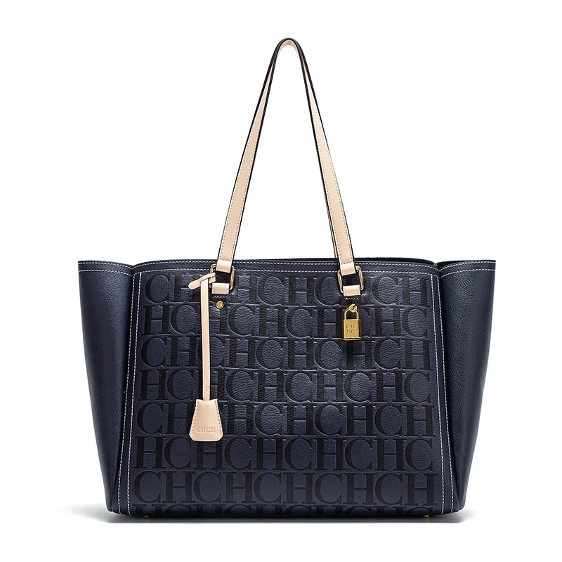 New Embossed Handbag | Large Capacity Commuter Bag for Women's Travel (Stylish & Spacious Tote) Luxegan