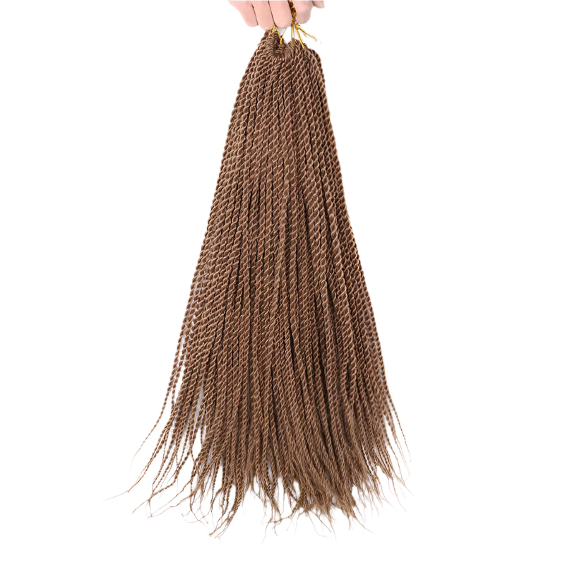 Full Star 30 Strand Pre-Twist Crochet Braids | Senegalese Twist | Ombre Luxegan