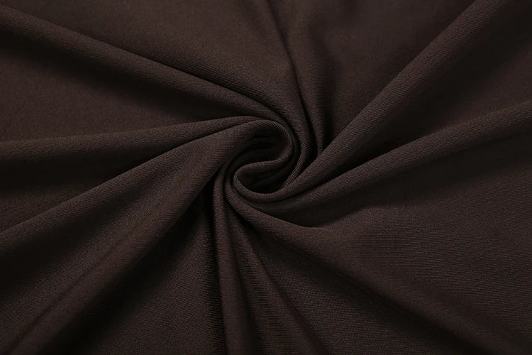 Nibber Backless Maxi Dress Women Halter Sleeveless High Side Slit Long Tassel Folds Solid High Elasticity Prom Party Vestidos