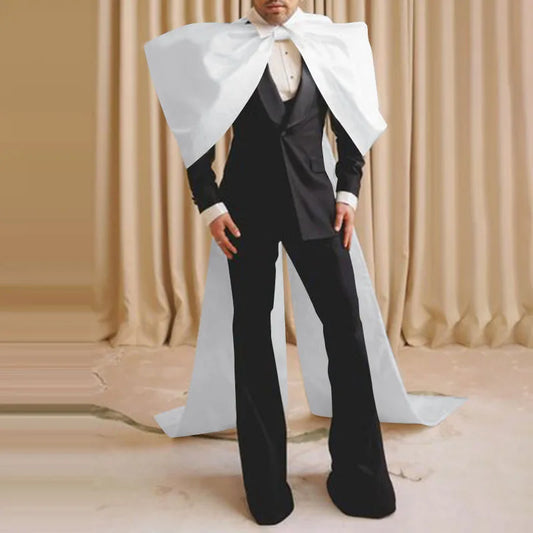 Long Style Cloak Tank Top | Sophisticated O-Neck Sleeveless Silhouette | Elegant "Irregular Cape" Summer Poncho | "Dignified" Solid Streetwear Vest for Radiant Versatile Styling Luxegan