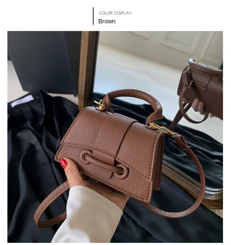 Mini Crossbody Bag | Trendy Niche Shoulder Purse Luxegan
