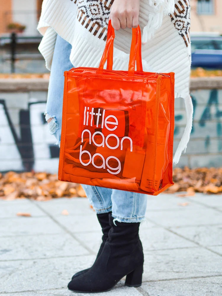 Unisex PVC Transparent Crossbody Bag | Casual Messenger & Travel Organizer Tote Luxegan