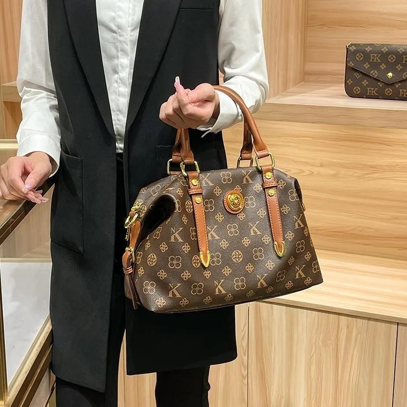 Ladies' Light Luxury Handbag | New High-End Designer Retro Handbag & Large Capacity Crossbody Bag Luxegan