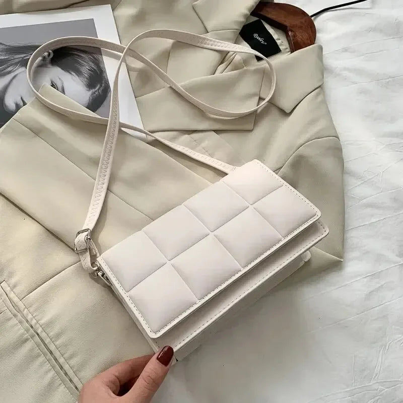 Fashion Brand Designer Women's Shoulder Bag | Small PU Leather Female Crossbody Bag & Trend Classic Handle Handbag Luxegan