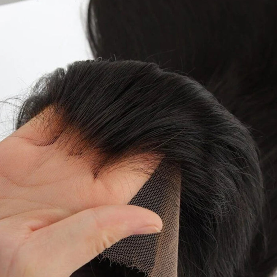 Lemoda Real HD Lace Frontal Wig | Sophisticated "Invisible 13x6" Silhouette | Elegant 250 Density Straight Virgin Hair | "Dignified" High-Performance 12A Grade Human Hair for Radiant Versatile Styling Luxegan
