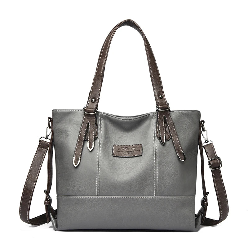 Four Arrows Genuine Brand Luxury Handbag | Top Quality PU Leather Large Shoulder Bag | Designer Crossbody with Sequined Accents & Color-Blocking Strap Luxegan