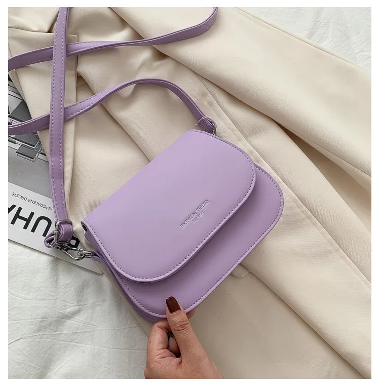 Simple Fashion Saddle Crossbody Bag Luxegan