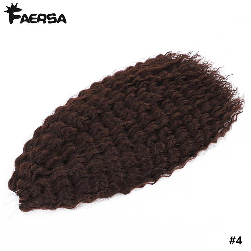 Water Wave Synthetic Crochet Hair | 22–30 Inch