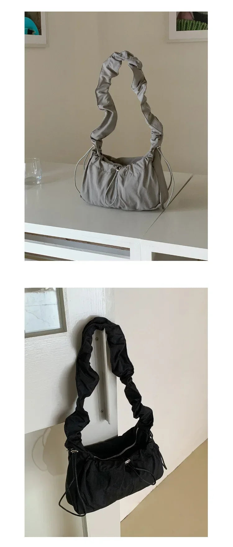 Simple Fashion Fold Shoulder Bag | Vintage Casual Designer Underarm Crossbody Bag (New Luxury Handbags) Luxegan