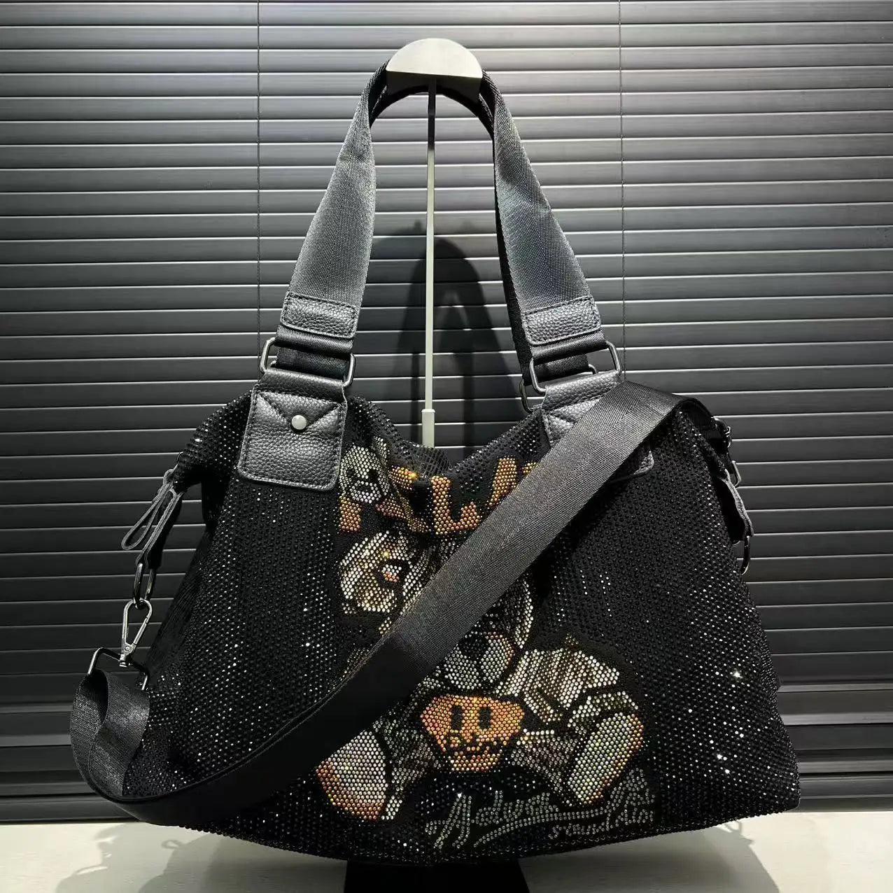 Fashion Style Retro Distressed Shoulder Bag | Soft Versatile Commuter Tote with Crossbody Function Luxegan