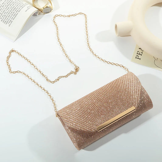 Fashion Elegant Clutch Bag | New Hot Selling Chain Dinner Bag & Bride Bridesmaid Lady Handbag (Factory Outlet) Luxegan