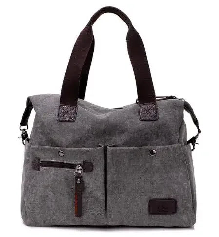 New Arrive Women's Vintage Canvas Messenger Bag | Large Casual Tote Handbag & Crossbody Shoulder Bag for Ladies (Travel Bag) Luxegan