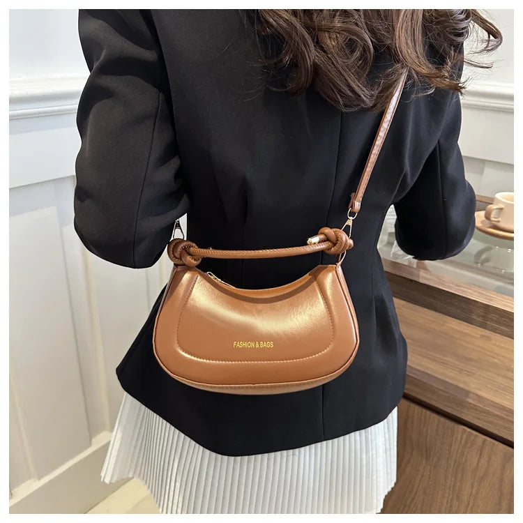 Trendy Soft PU Leather Shoulder Bag | Women's Stylish Tote Purse, Phone Bag & Elegant Design Crossbody Bag Luxegan