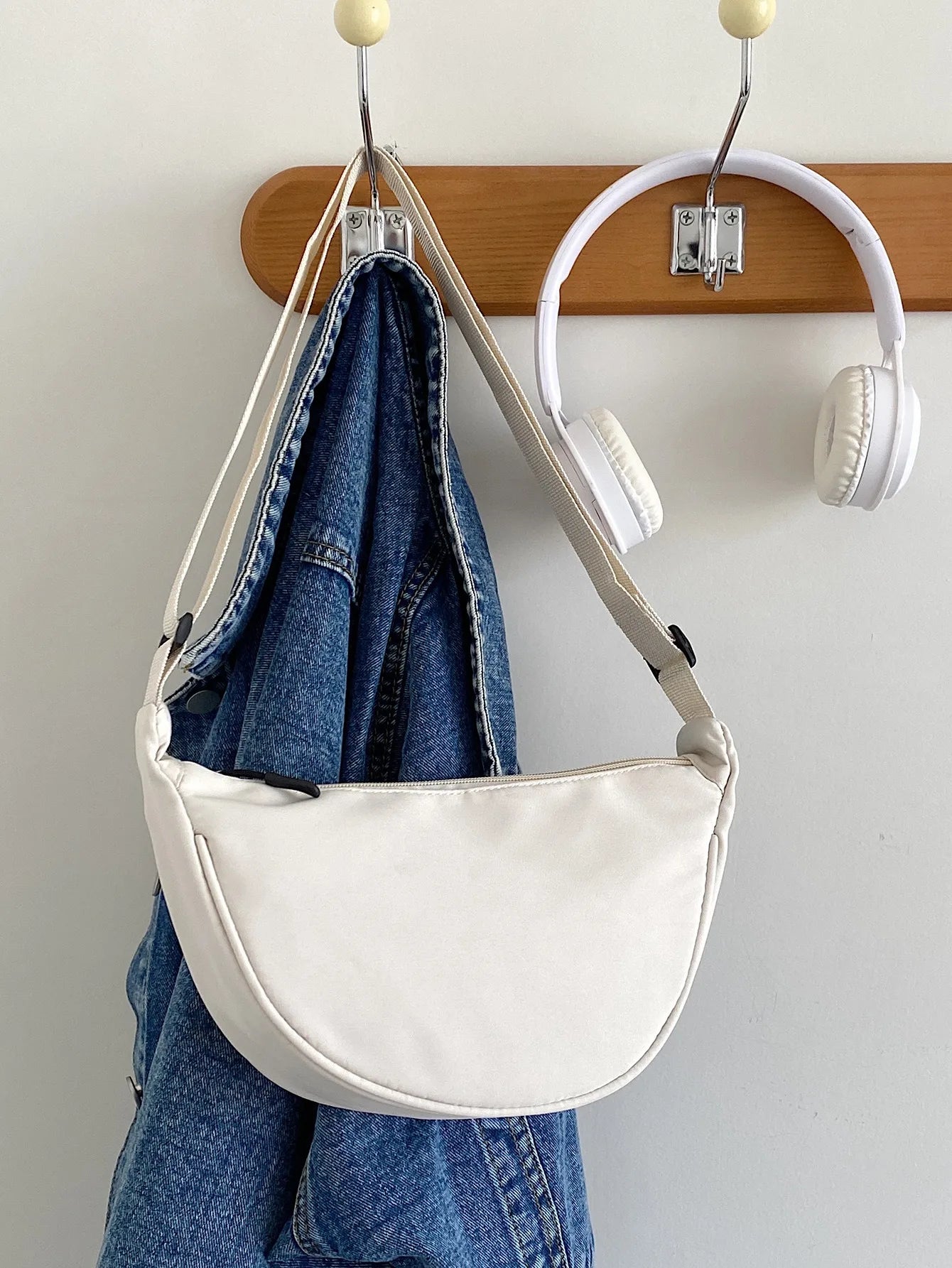 Canvas Hobos Shoulder Bag | Soft Casual Designer Large Capacity Tote Luxegan