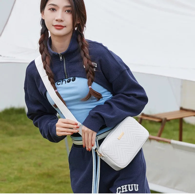 Minimalist Mini Quilted Crossbody Bag | Trendy Handbag & Phone Wallet Luxegan