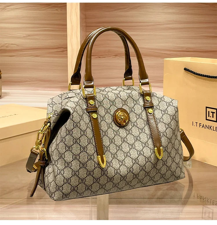 Ladies' Light Luxury Handbag | New High-End Designer Retro Handbag & Large Capacity Crossbody Bag Luxegan
