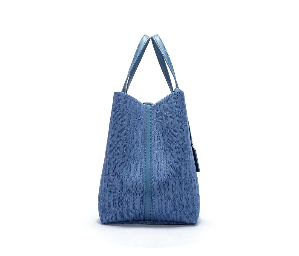 Cotton Classic Retro Tote | Luxury Brand Fur Decoration Large Capacity Bag Luxegan