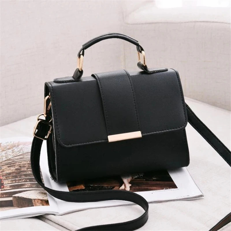 Women's Fashion PU Leather Shoulder Bag | Small Flap Crossbody Handbags & Top Handle Messenger Bags (High-Quality Luxury Ladies Hand Bag) Luxegan