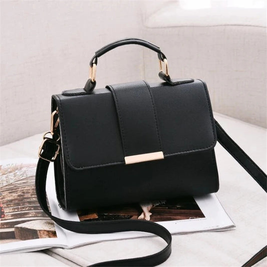 Women's Fashion PU Leather Shoulder Bag | Small Flap Crossbody Handbags & Top Handle Messenger Bags (High-Quality Luxury Ladies Hand Bag) Luxegan