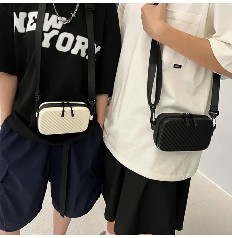 Simple Lightweight Box Bag | Unisex Diagonal Shoulder & Messenger Bag Luxegan
