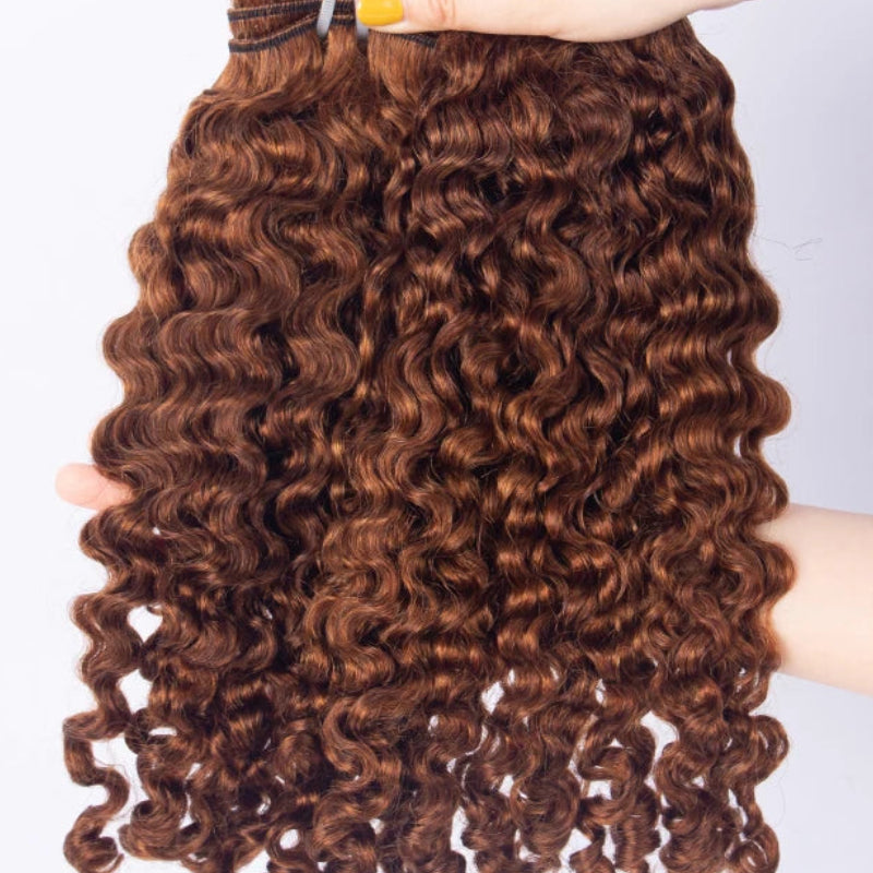 Burmese Curly Hair Bundles | 100% Remy Human Hair | 10–28 Inches Luxegan
