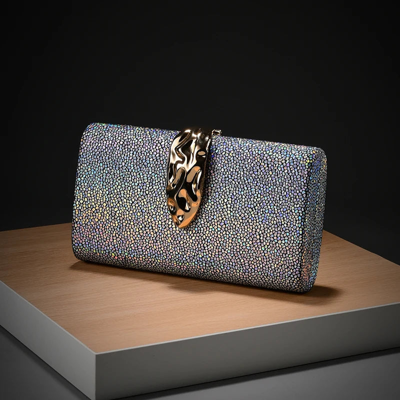 New Fashion & Simplicity Wedding Party Clutch Bag | Long Small Square Evening Handbag Luxegan